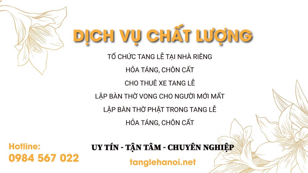 Tang Lễ Hà Nội chuyên cung cấp dịch vụ bảo quản thi hài tại Tp Hà Nội